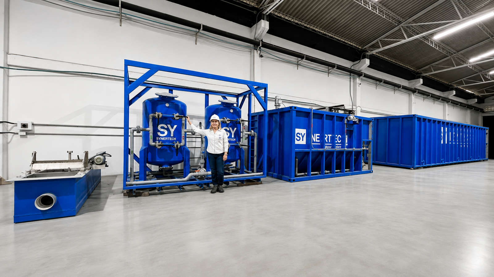 Planta contenedorizada para tratamiento de aguas residuales y agua potable COD 374 - 375 - 376 - 377: SQA INGENIERÍA