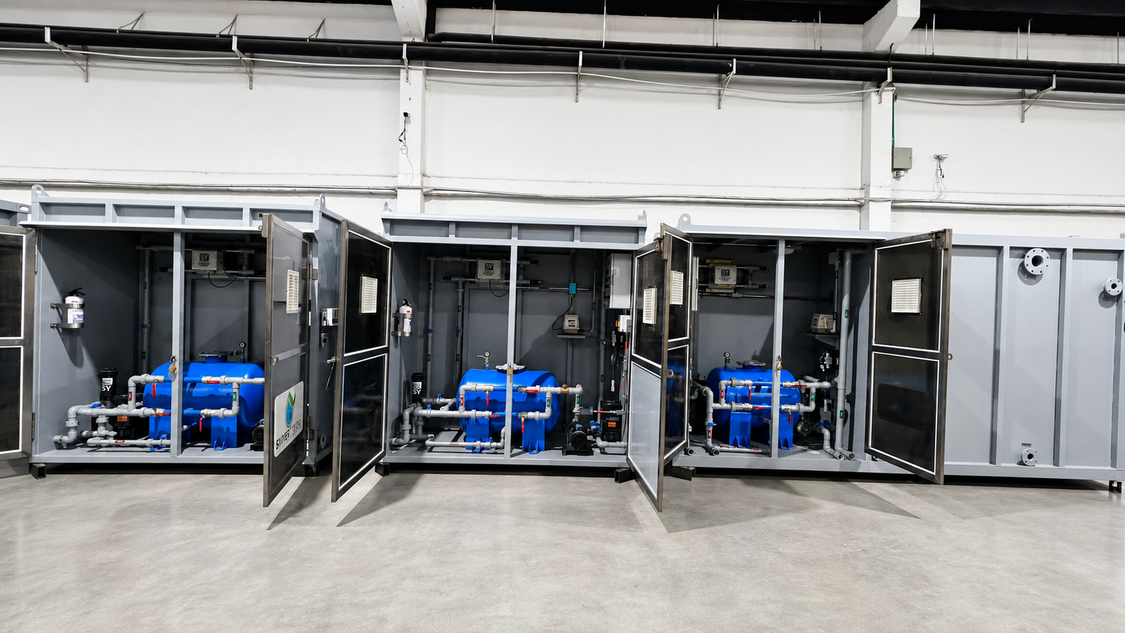 Planta contenedorizada para tratamiento de aguas residuales y agua potable COD 408: GUATERCONTROL